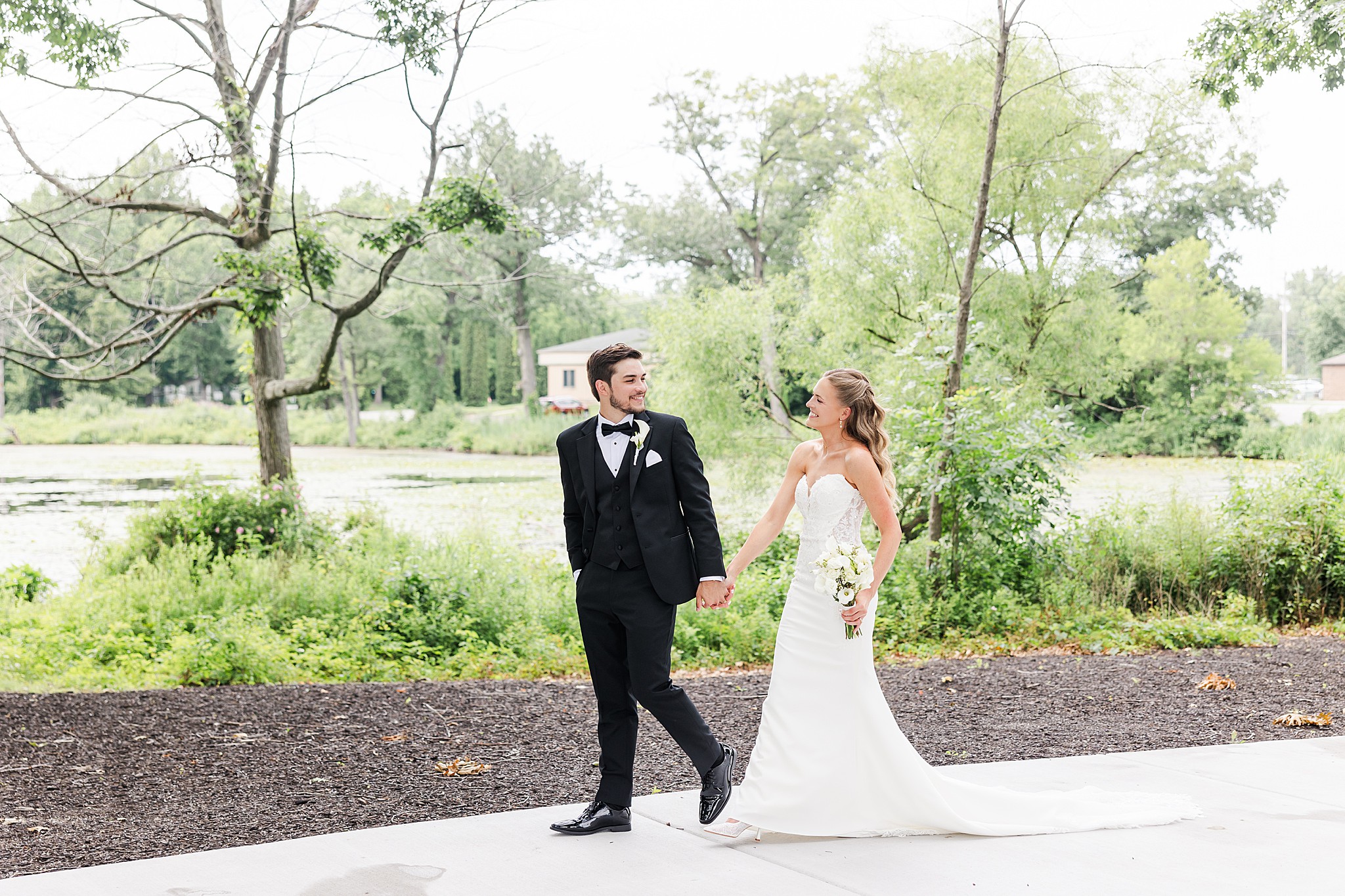 Featuring Liz & Kyle's summer wedding at Allure on the Lake in Chesterton with Illinois wedding photographer Karen Shoufler Photography.